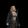 Concert de Adele à l'occasion du festival de Glastonbury le 25 juin 2016.