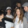 Jessica Biel et Justin Timberlake quittant le restaurant Nobu à Malibu, Los Angeles, le 6 août 2016