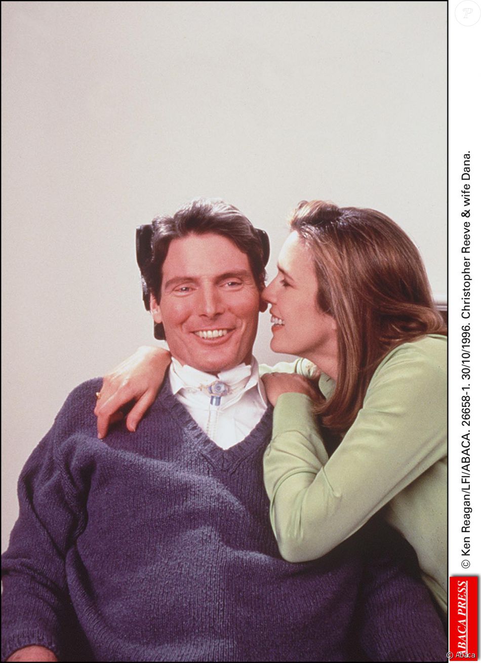 Christopher Reeve et son épouse Dana en 1996 Purepeople