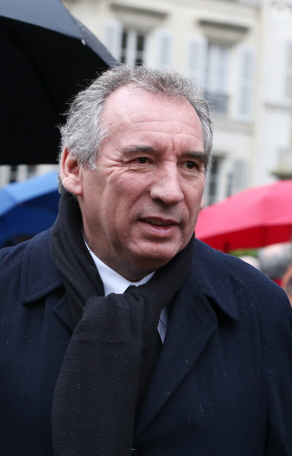François Bayrou - Obsèques de Jacques Barrot, ancien ministre, et membre du Conseil constitutionnel, en l'église Sainte-Clotilde à Paris, le 8 décembre 2014.