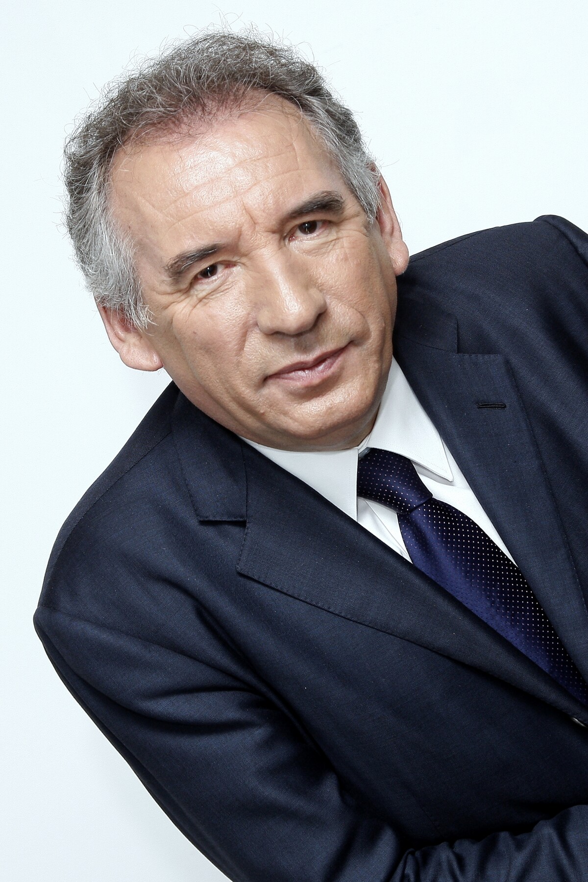 Masque De Célébrité François Bayrou (cheveux Gris) - Déguisement Ou Décoration - Neuf, Multicolore