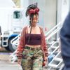 Rihanna sur le tournage de 'Ocean's 8' à New York, le 3 novembre 2016.