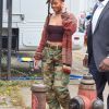 Rihanna sur le tournage de 'Ocean's 8' à New York, le 3 novembre 2016.