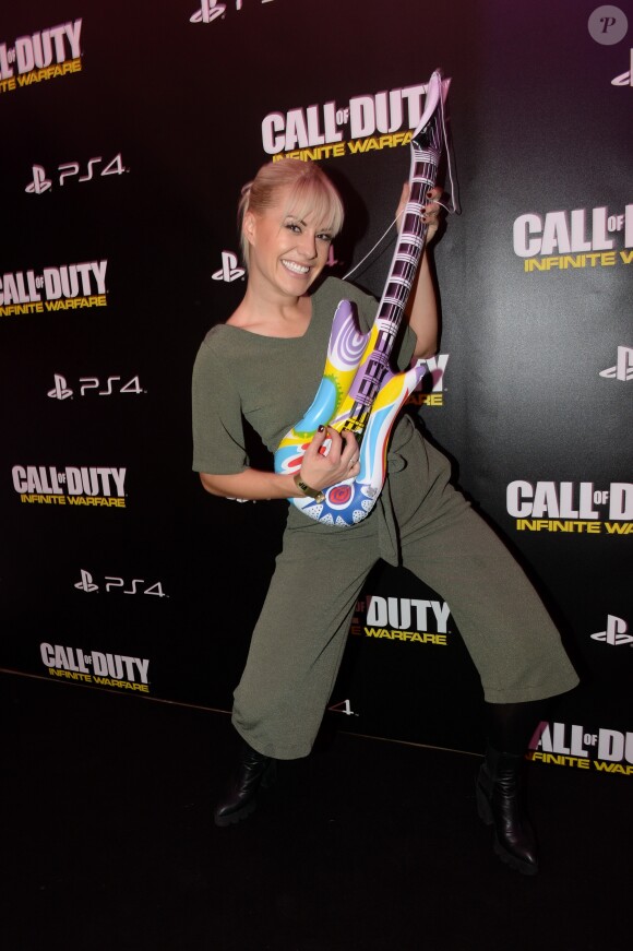 Katrina Patchett à la soirée de lancement du jeux "Call of Duty : Infinite Warfare" à Paris le 3 novembre 2016. © Rachid Bellak