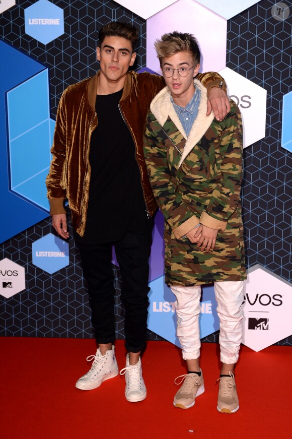 Jack & Jack aux MTV Europe Music Awards 2016 au Rotterdam Ahoy Arena, à Rotterdam, aux Pays-Bas le 6 novembre 2016