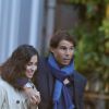 Exclusif - Rafael Nadal et sa compagne Xisca se promènent en amoureux à Paris après un dîner avec des amis au restaurant l'Avenue.le 20 mai 2016.