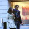 Exclusif - Rafael Nadal et sa compagne Xisca se promènent en amoureux à Paris après un dîner avec des amis au restaurant l'Avenue, le 20 mai 2016.