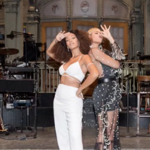 Beyoncé, sa soeur Solance Knowles et son mari Jay-Z. Image extraite d'un photo-montage publié sur Instagram le 7 novembre 2016