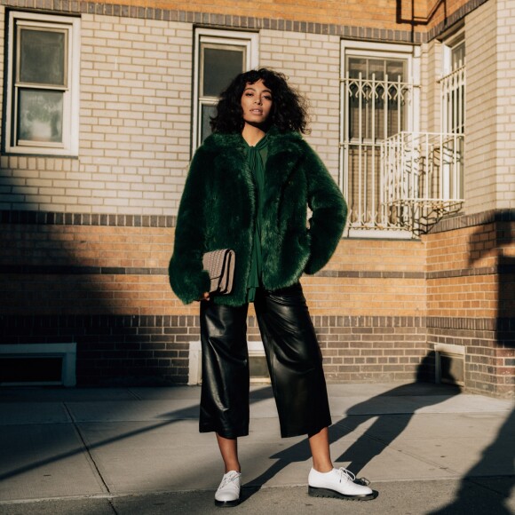 Solange Knowles pose pour la nouvelle campagne du designer Michael Kors. New York, le 31 août 2016.