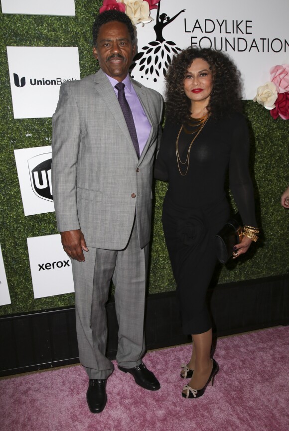 Tina Knowles et son mari Richard Lawson à la 8ème soirée annuelle caritative Ladylike à Beverly Hills, le 4 juin 2016
