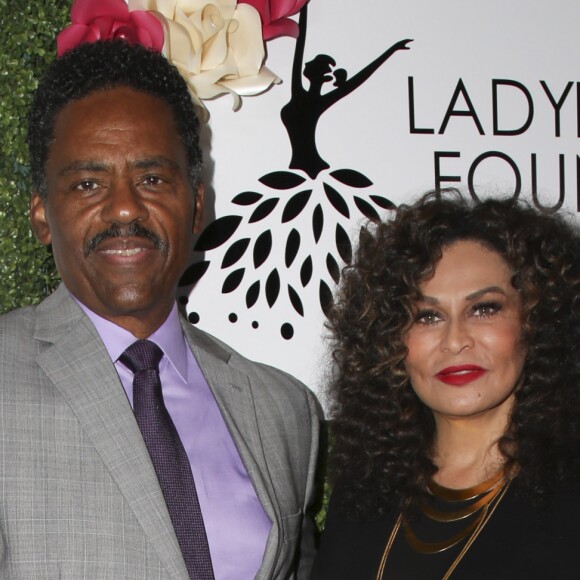 Tina Knowles et son mari Richard Lawson à la 8ème soirée annuelle caritative Ladylike à Beverly Hills, le 4 juin 2016