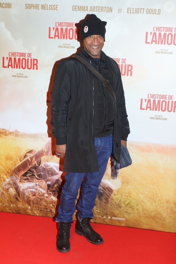 Edouard Montoute - Avant-première du film "L'histoire de l'amour" au Gaumont Capucines à Paris le 7 novembre 2016. © CVS/Bestimage