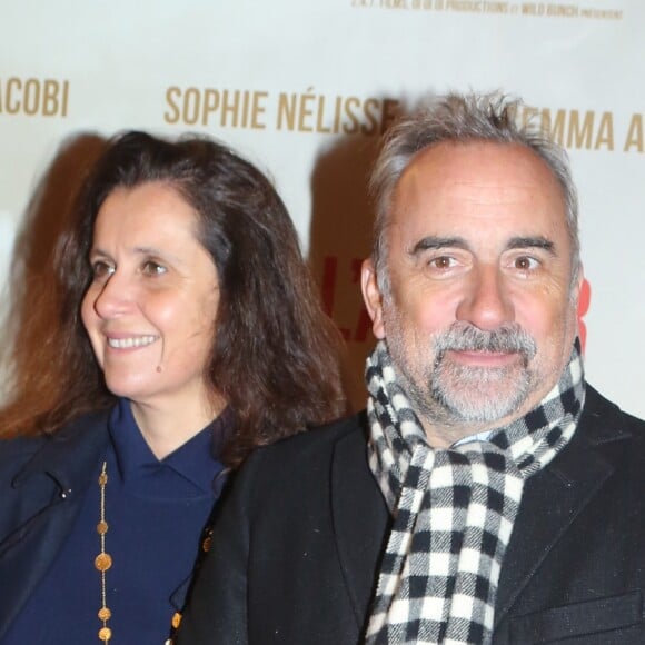 Antoine Duléry et sa femme Pascale Pouzadoux - Avant-première du film "L'histoire de l'amour" au Gaumont Capucines à Paris le 7 novembre 2016. © CVS/Bestimage