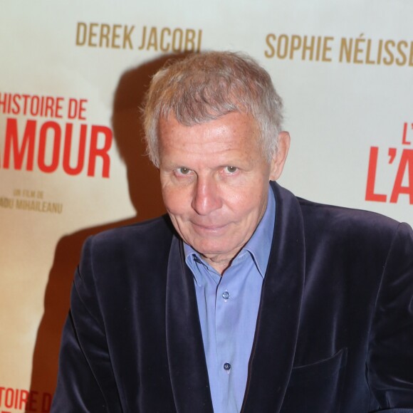 Patrick Poivre d'Arvor - Avant-première du film "L'histoire de l'amour" au Gaumont Capucines à Paris le 7 novembre 2016. © CVS/Bestimage