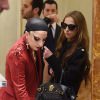 Lady Gaga et Allegra Versace à Milan. Novembre 2014.