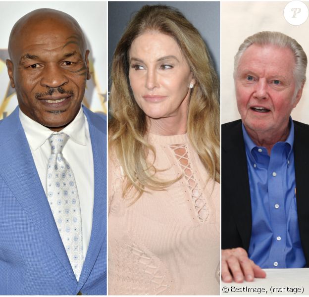 Mike Tyson, Caitlyn Jenner et Jon Voight - trois soutiens du nouveau président Donald Trump, élu le 9 novembre 2016.