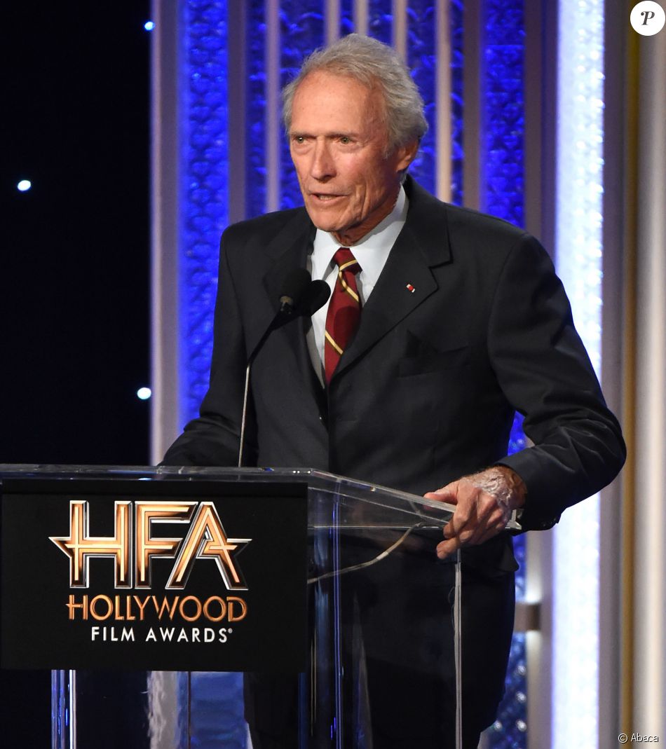 Clint Eastwood aux 20e Hollywood Film Awards à Los Angeles, le 6 novembre 2016.
