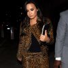Demi Lovato est allée diner au restaurant Catch à West Hollywood, le 22 octobre 2016