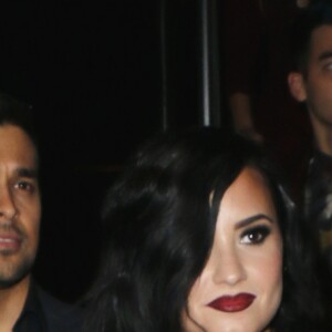 Demi Lovato et son compagnon Wilmer Valderrama arrivent au Craig's restaurant à West Hollywood, le 22 novembre 2015. © CPA / Bestimage22/11/2015 - West Hollywood