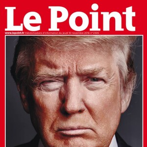 Couverture de l'hebdomadaire "Le Point", en kiosques le 10 novembre 2016