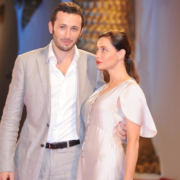 Michaël Cohen et Emmanuelle Béart à Venise en 2008.