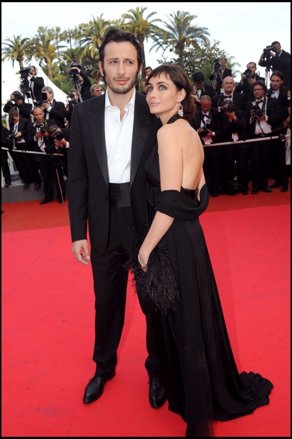 Emmanuelle Béart et Michaël Cohen à Cannes en 2008.