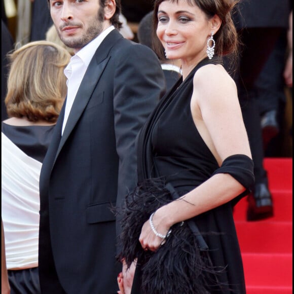 Emmanuelle Béart et Michaël Cohen à Cannes en 2008.