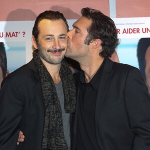 Michael Cohen, Nicolas Bedos - Avant-première du film "L'invitation" au cinéma UGC George V à Paris, le 17 octobre 2016. © CVS/Bestimage