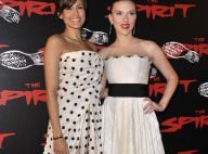 REPORTAGE PHOTOS : Eva Mendes et Scarlett Johansson absolument ma-gni-fiques... ont mis le feu aux Champs-Elysées !