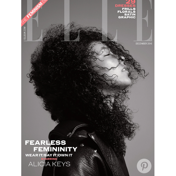 Retrouvez l'intégralité de l'interview d'Alicia Keys dans l'édition anglaise du magazine Elle, en kiosques le 15 novembre 2016
