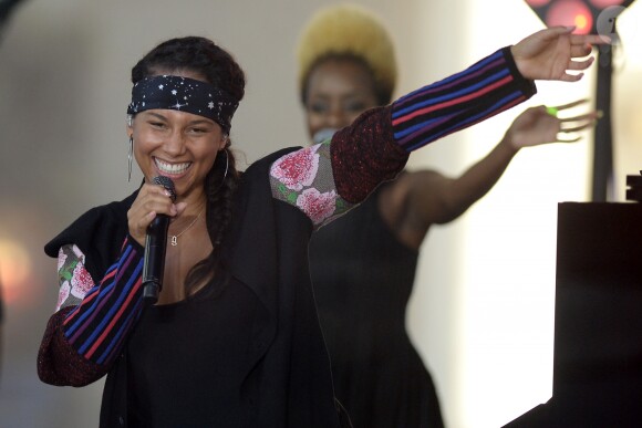 Alicia Keys en concert pour l'émission NBC's 'Today' le 2 septembre 2016 à New York