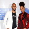 Alicia Keys et son mari Swizz Beatz à la soirée des MTV Video Music Awards 2016 à Madison Square Garden à New York, le 28 août 2016.
