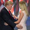 Donald Trump et sa fille Ivanka à Cleveland, le 21 juillet 2016.