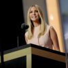 Ivanka Trump prend la parole pour son père à Cleveland, le 21 juillet 2016.