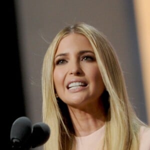 Ivanka Trump prend la parole pour son père à Cleveland, le 21 juillet 2016.