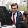 Jared Kushner, époux d'Ivanka Trump, quitte son appartement pour se rendre à la Trump Tower à New York le 9 novembre 2016.