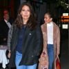 Exclusif - Jennifer Lopez et sa soeur Lynda sont allées dîner au restaurant "Nello" à New York City, New York, Etats-Unis, le 5 novembre 2016.