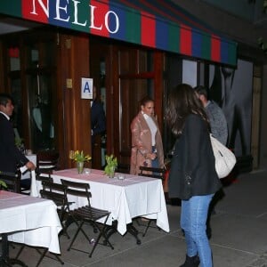 Exclusif - Jennifer Lopez et sa soeur Lynda sont allées dîner au restaurant "Nello" à New York City, New York, Etats-Unis, le 5 novembre 2016. 