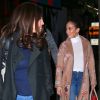 Exclusif - Jennifer Lopez et sa soeur Lynda sont allées dîner au restaurant "Nello" à New York City, New York, Etats-Unis, le 5 novembre 2016. 
