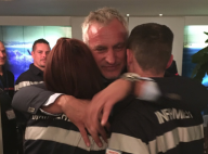David Ginola ému dans les bras de ceux qui lui ont sauvé la vie...
