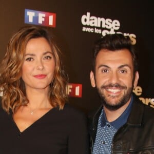 Sandrine Quétier et Laurent Ournac au photocall de l'émission "Danse Avec Les Stars - Saison 7" à Boulogne-Billancourt, le 28 septembre 2016. © Denis Guignebourg