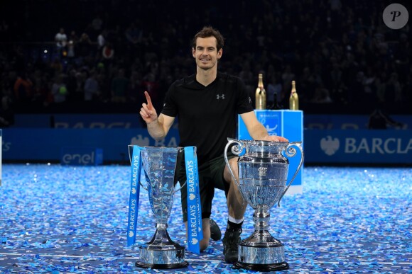 Andy Murray a battu Novak Djokovic en finale du Masters de Londres le 20 novembre 2016 à l'O2 Arena, entérinant sa place de nouveau numéro un mondial à l'ATP.