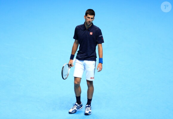 Novak Djokovic a été battu par Andy Murray en finale du Masters de Londres le 20 novembre 2016 à l'O2 Arena.