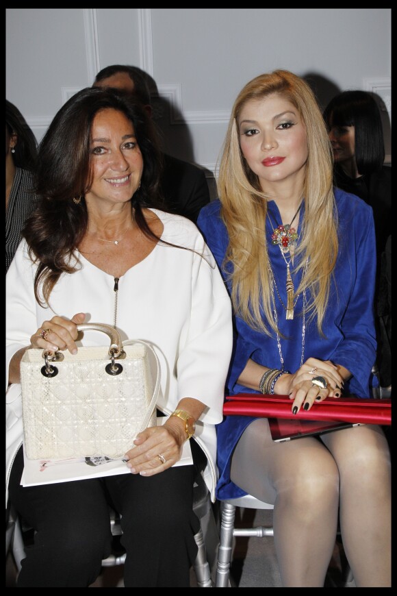 Katia Toledano et Gulnara Karimova - Défilé Dior haute couture printemps/été 2012/2013, à Paris, le 23 janvier 2012