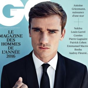 Antoine Griezmann en couverture de l'édition spéciale des "Hommes de l'année GQ". Novembre 2016.