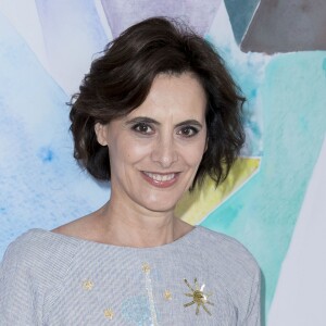 Inès de la Fressange - People au défilé de mode Haute-Couture automne-hiver 2016/2017 "Schiaparelli" à Paris. Le 4 juillet 2016