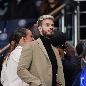 M. Pokora assiste au match PSG-OM au Parc des Princes, à Paris, le 23 octobre 2016.