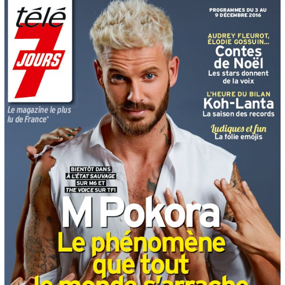 Couverture du "Télé 7 Jours" en kiosques le 28 novembre 2016.