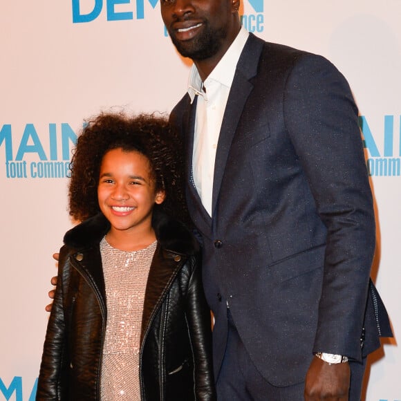 Omar Sy, Gloria Colston - Avant première du film "Demain tout commence" au Grand Rex à Paris le 28 novembre 2016. © Coadic Guirec/Bestimage