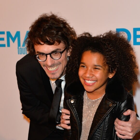 Hugo Gélin, Gloria Colston - Avant première du film "Demain tout commence" au Grand Rex à Paris le 28 novembre 2016. © Coadic Guirec/Bestimage "Demain tout commence" Premiere at the Grand Rex in Paris, France, on November 28, 2016.28/11/2016 - Paris